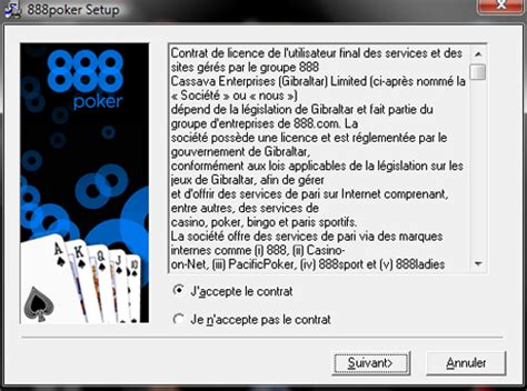 Télécharger et installer 888 Poker .
